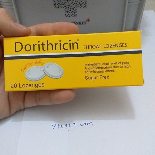 Thuốc ngậm cho bệnh nhân viêm họng -  Dorithricin