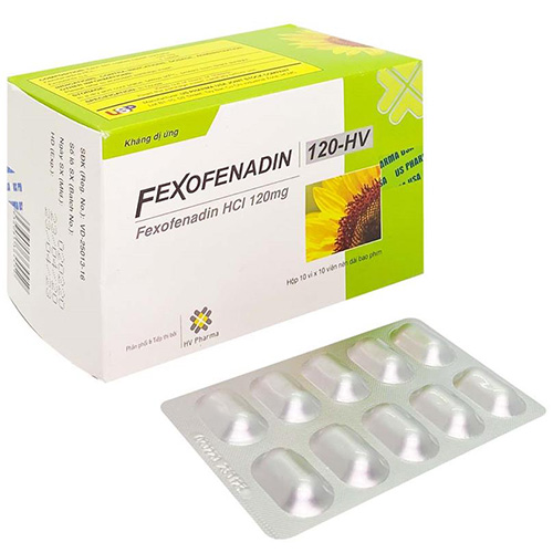 Điều trị viêm mũi dị ứng gây ngứa mắt bằng thuốc Fexofenadine