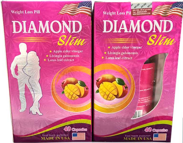 Diamond Slim USA là một sản phẩm hỗ trợ giảm cân được nhập khẩu từ Mỹ