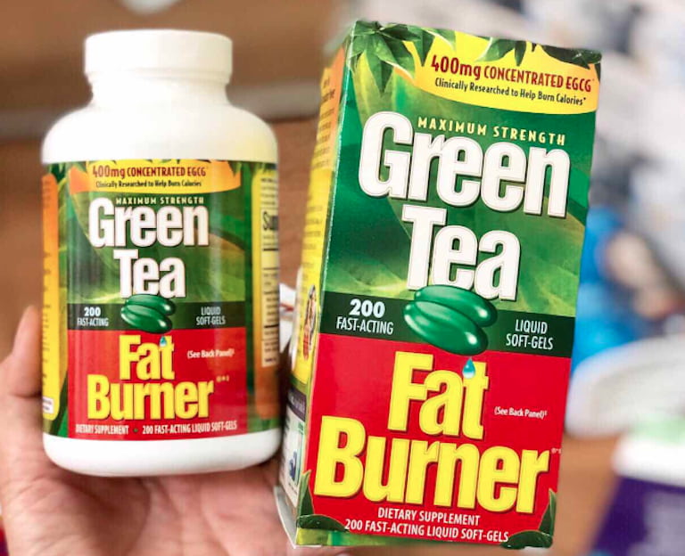 Viên uống Green Tea Fat Burner chiết xuất 100% tự nhiên, không gây đau dạ dày cho người dùng