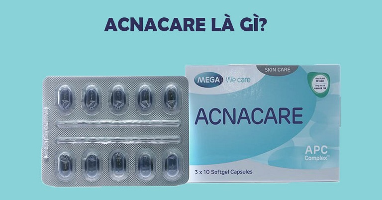 Acnacare được xem là thuốc uống trị mụn ẩn hiệu quả