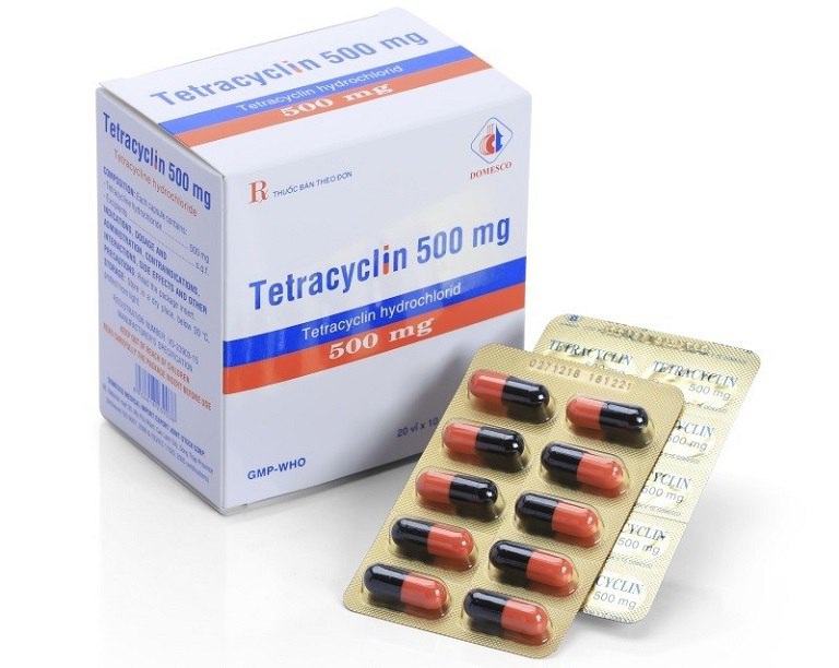 Thuốc uống trị mụn sưng viêm Tetracycline