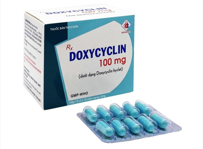 Thuốc uống trị mụn viêm Doxycycline