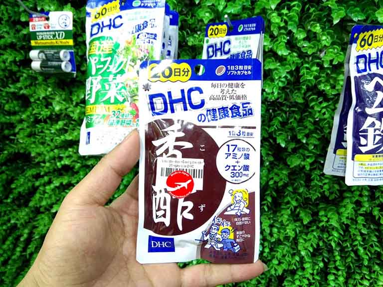 Viên uống dấm đen DHC chiết xuất từ Kosu (dấm hương lên men) của Nhật Bản