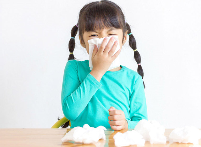 Viêm mũi họng cấp ở trẻ em