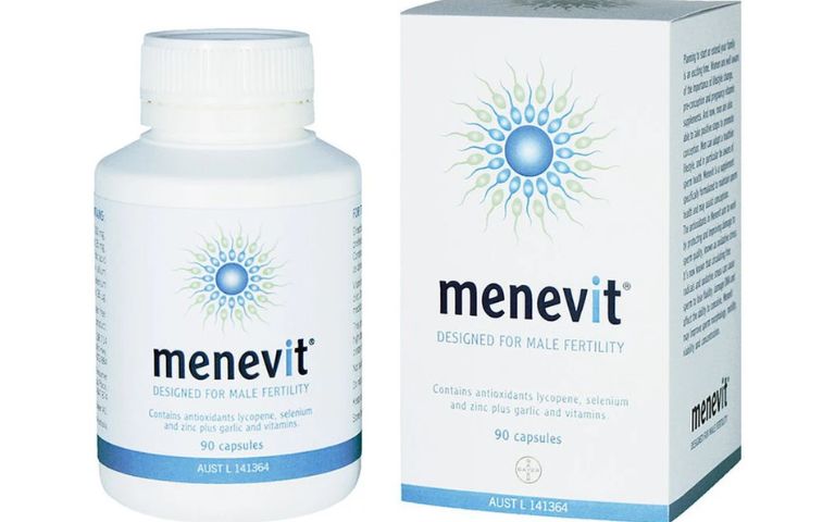 Sản phẩm Menevit được sản xuất bởi hãng dược phẩm Bayer – Úc