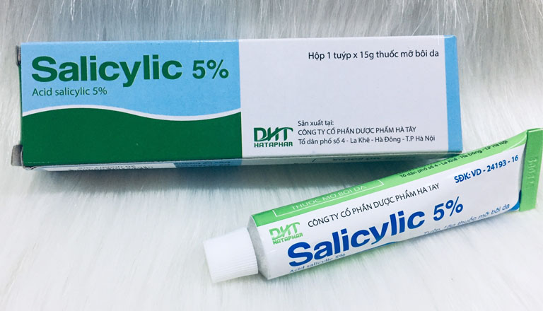 Axit Salicylic dùng chủ yếu trong trị các loại mụn