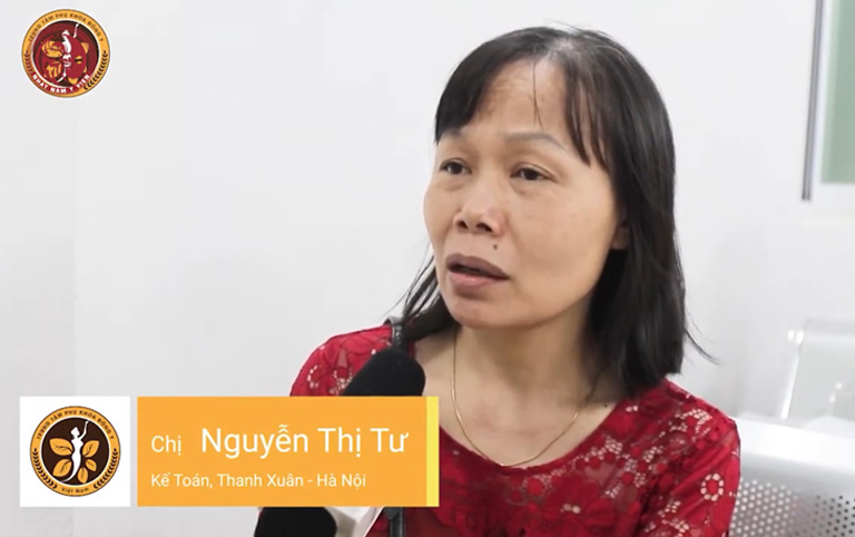 Chị Nguyễn Thị Tư đã có những trải nghiệm khá tốt sau khi điều trị bệnh phụ khoa với Bác sĩ Lê Phương