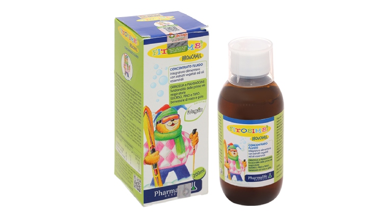 Hỗ trợ điều trị bệnh viêm họng ở trẻ em bằng sản phẩm siro Fitobimbi Broncamil