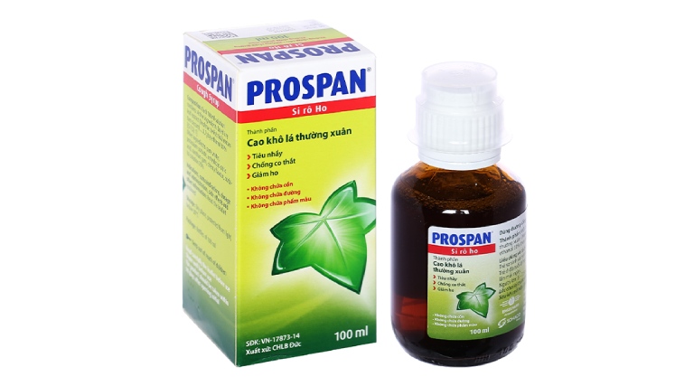 Siro trị viêm họng Prospan của Đức là sản phẩm được nhiều bậc phụ huynh tin dùng hiện nay
