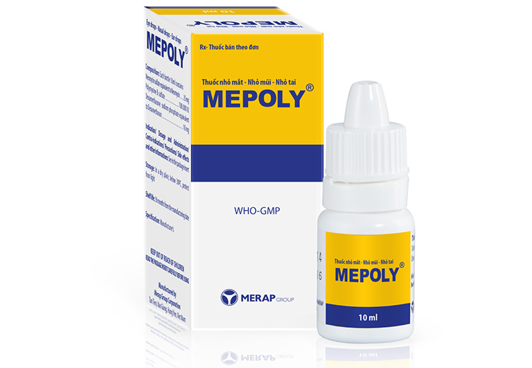Thuốc nhỏ mũi trị viêm xoang Mepoly