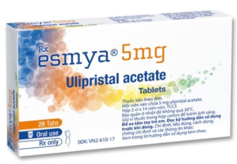 Thuốc chữa u xơ tử cung của Nhật: Ulipristal acetate
